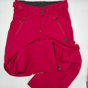 Scott Sports Pink Insulated Ski Snowboard Pants Woman’s Small